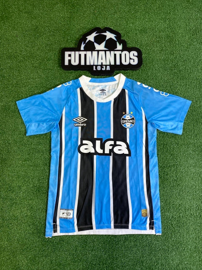Pronta Entrega - Camisa Grêmio I  25/26 - Jogador | FutMantos