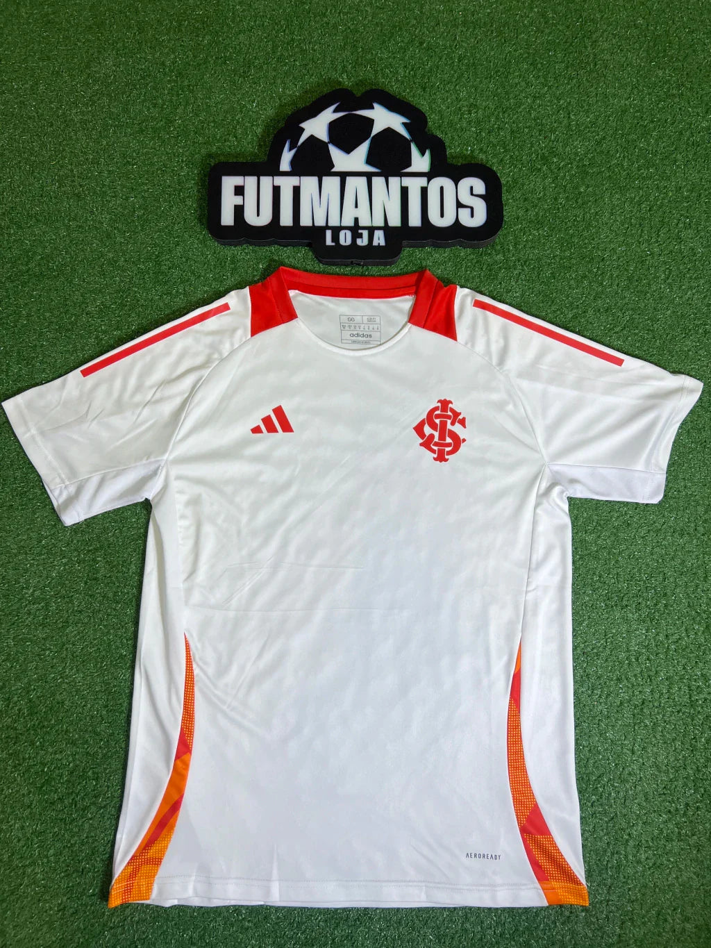 Camisa Internacional Treino 25/26- Branca | FutMantos