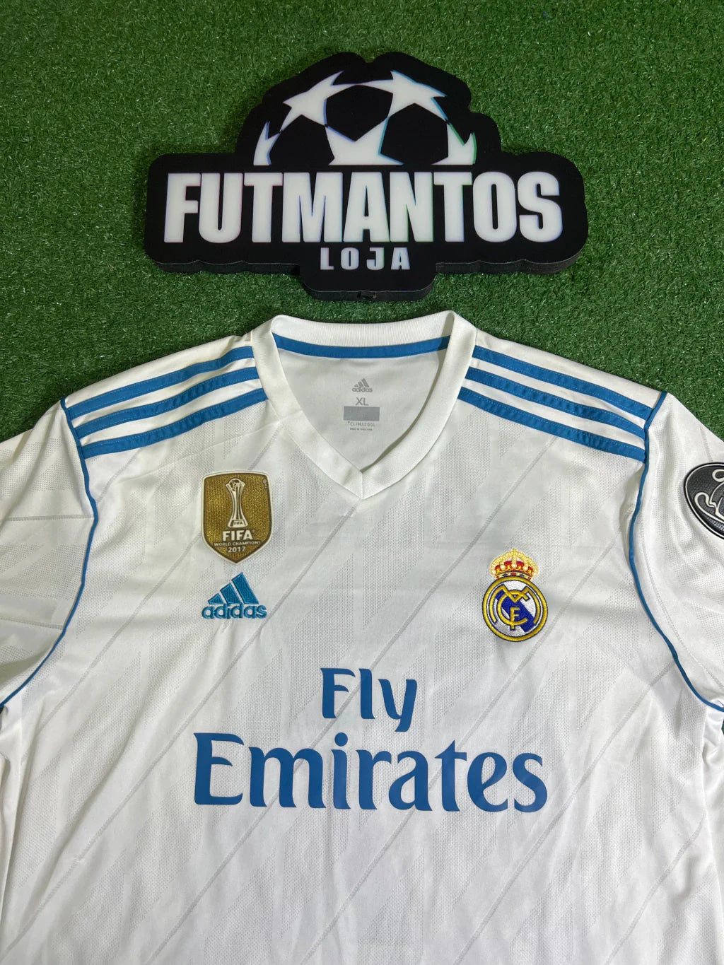 Camisa Real Madrid I 17/18 - Retrô - Ronaldo #7 | FutMantos