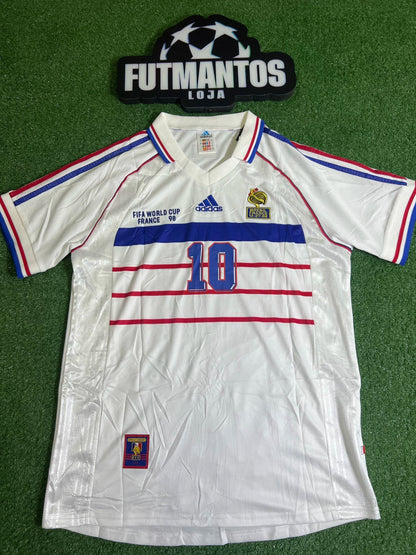 Camisa França Copa Do Mundo 1998 Zidane #10 | FutMantos