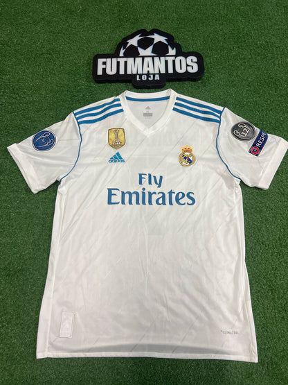 Camisa Real Madrid I 17/18 - Retrô - Ronaldo #7 | FutMantos