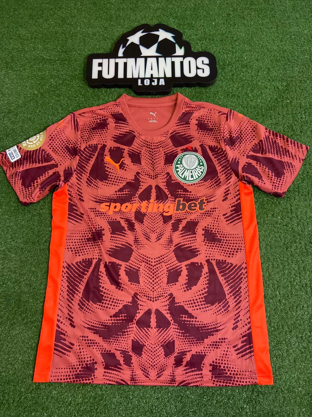 Camisa Palmeiras SportingBet Vermelha Goleiro 25/26 | FutMantos