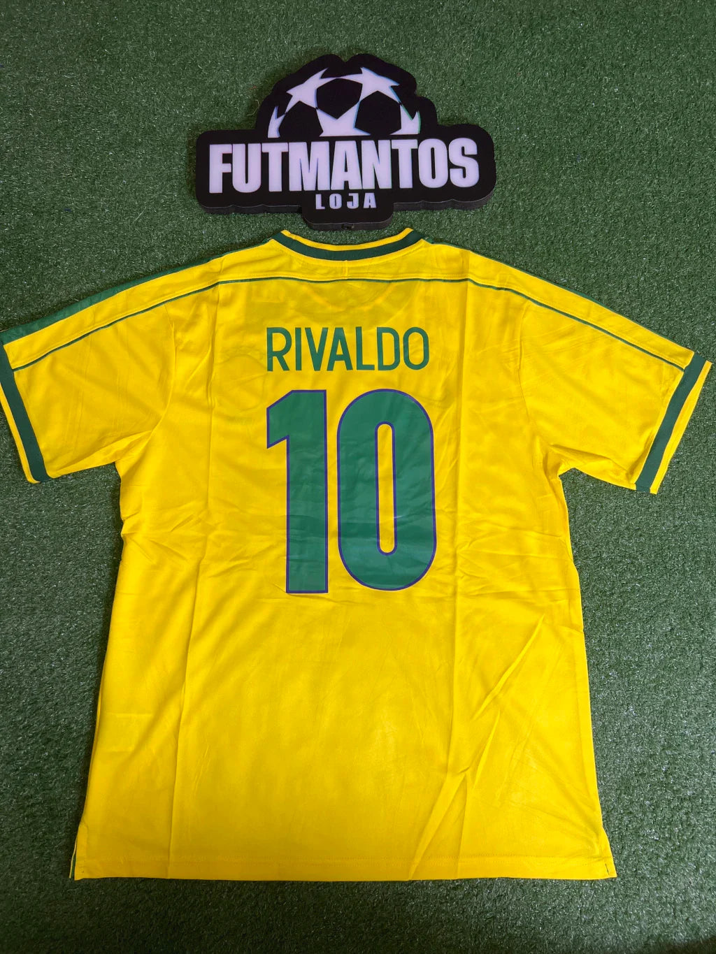 Camisa Brasil 1998 - Rivaldo #10 | FutMantos