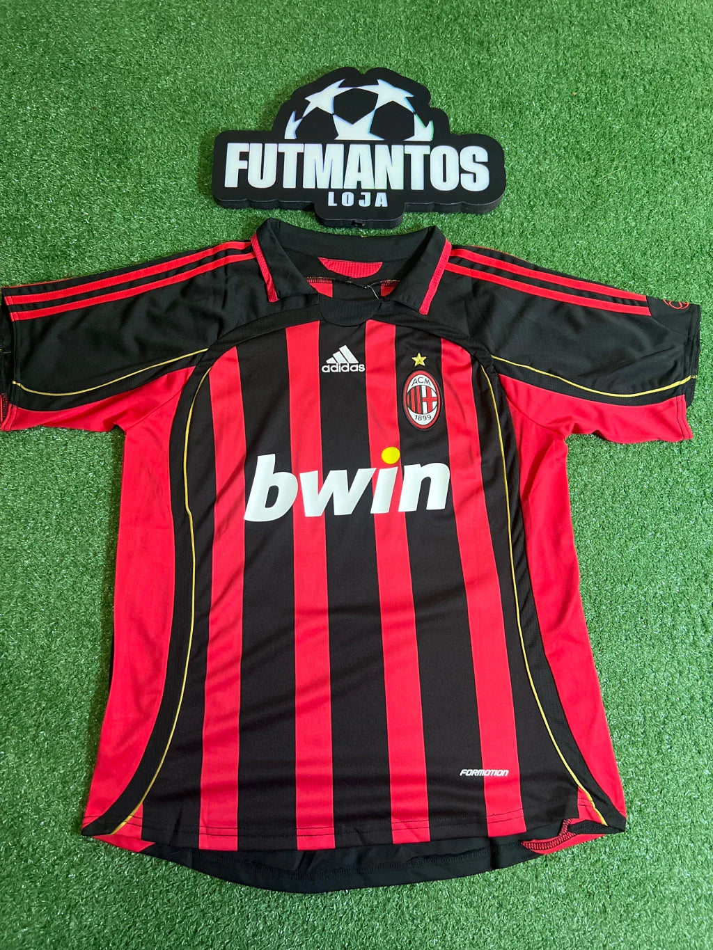 Camisa AC Milan 2006/07 - #80 RONALDINHO | FutMantos