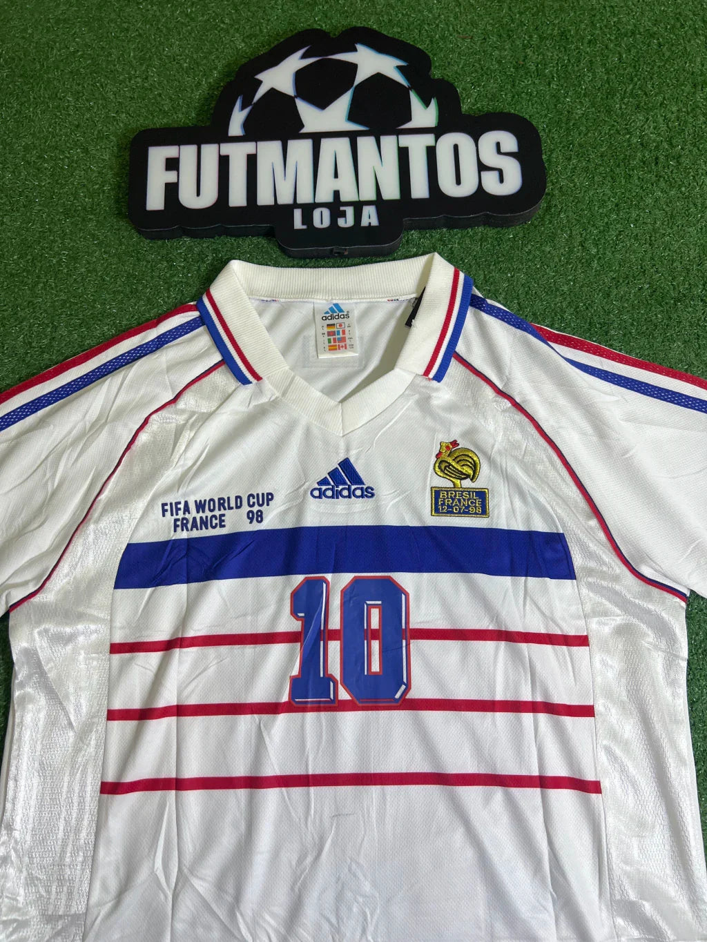 Camisa França Copa Do Mundo 1998 Zidane #10 | FutMantos