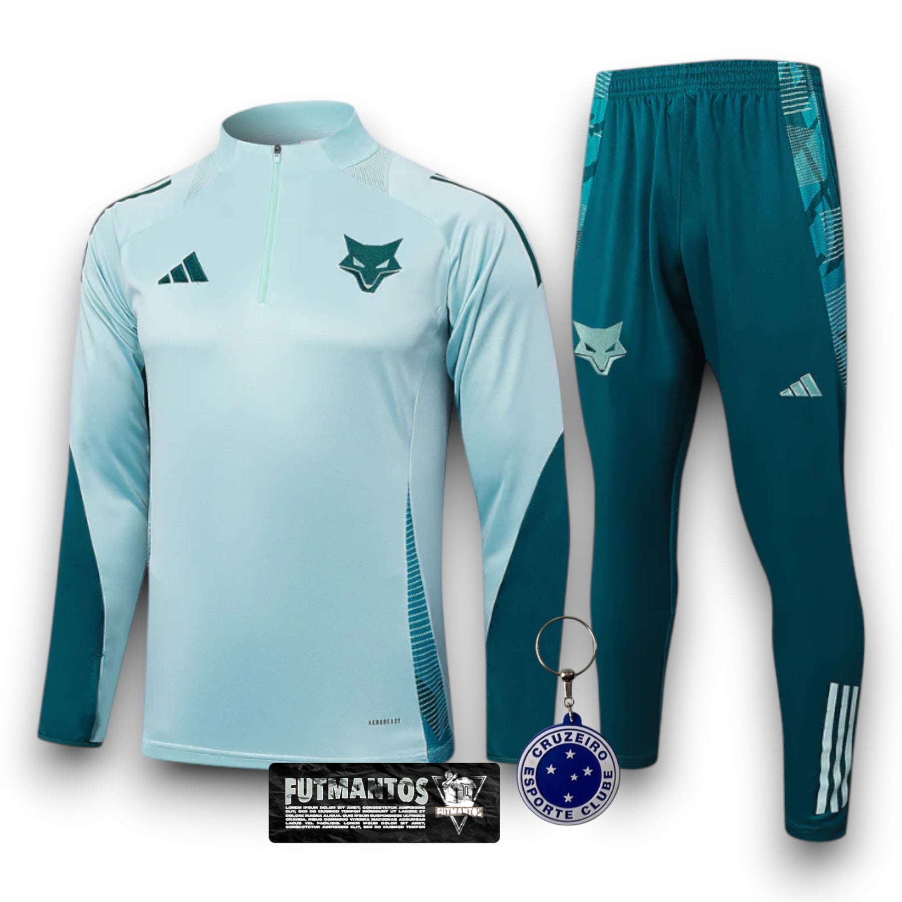 Conjunto Agasalho Cruzeiro 25/26 - Treino | Futmantos