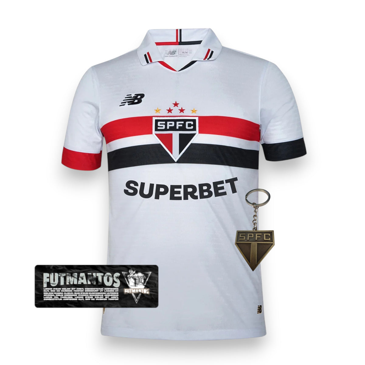 Camisa São Paulo 24/25 Adidas - Com patrocínios | Futmantos