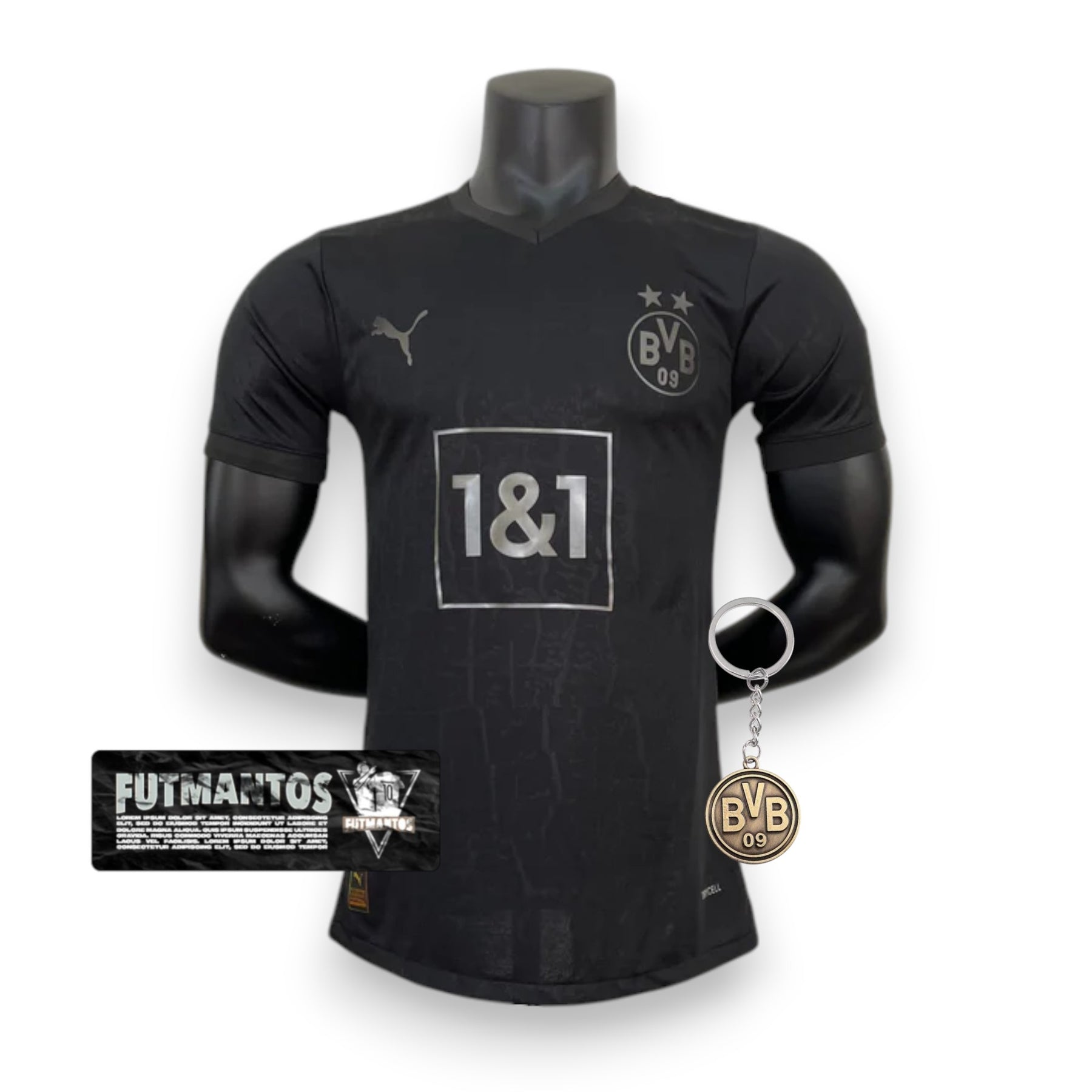 Camisa Borussia Dortmund Edição Carvão 2023 Puma - Jogador | FutMantos