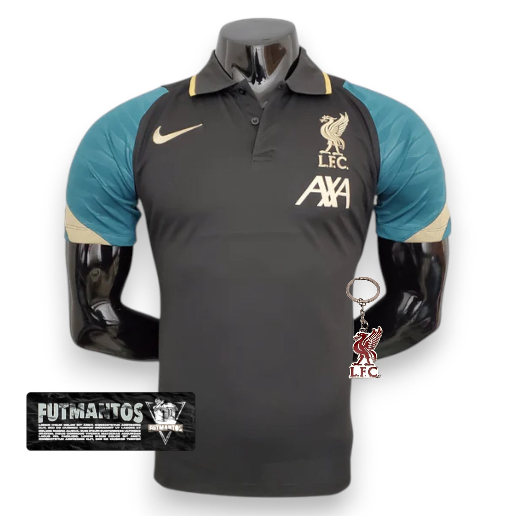 Camisa Polo Liverpool Preta - Masculina
