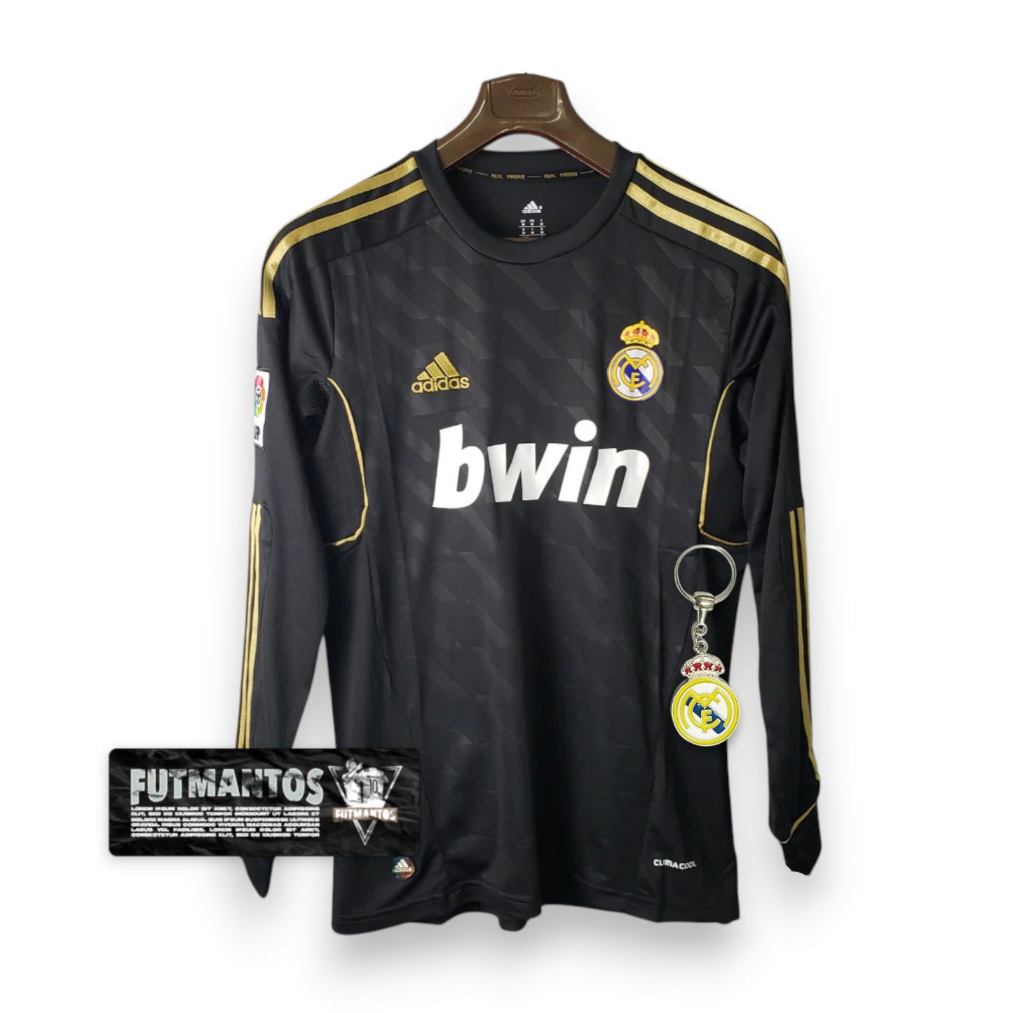 Camisa Manga Longa Real Madrid 2012 - Preto | Futmantos