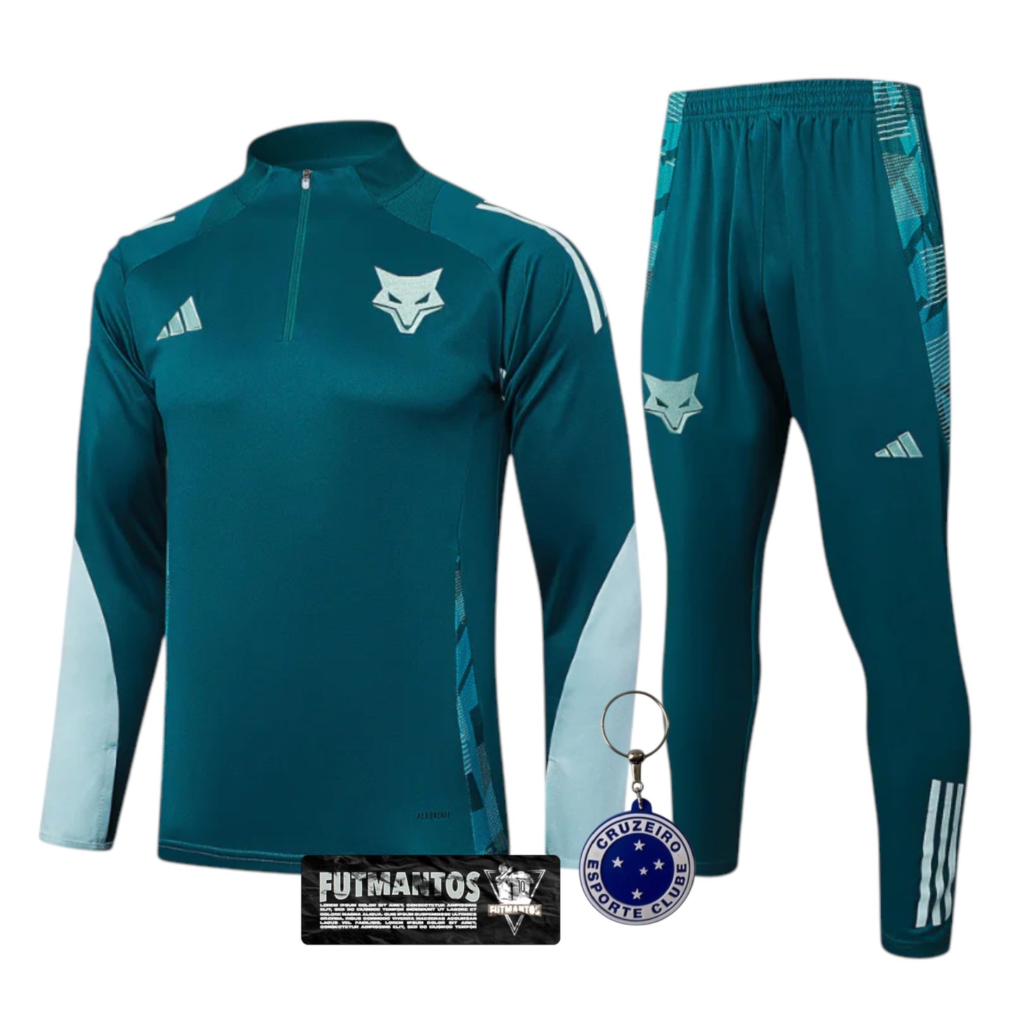 Conjunto Agasalho Cruzeiro 25/26 - Treino | Futmantos