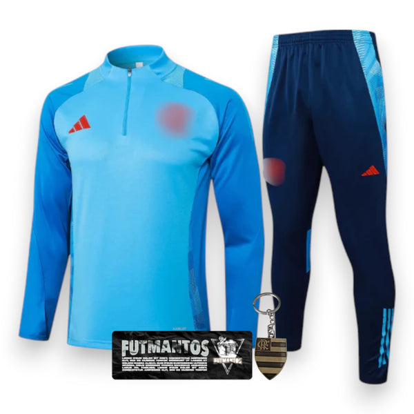 Conjunto Agasalho Treino CRF 25/26 - Azul | Futmantos