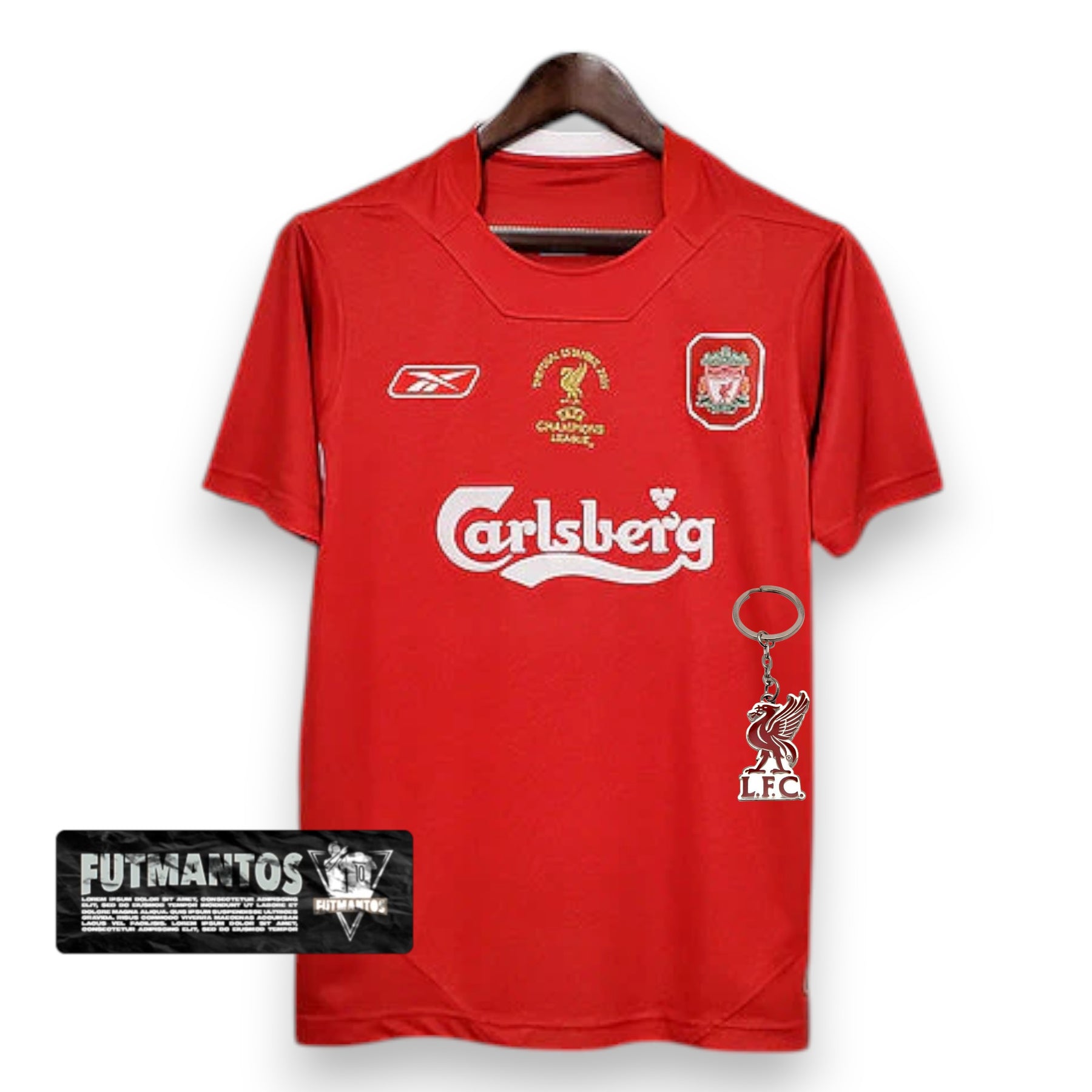 Camisa Liverpool Retrô 2005 Vermelha - Reebok | Futmantos