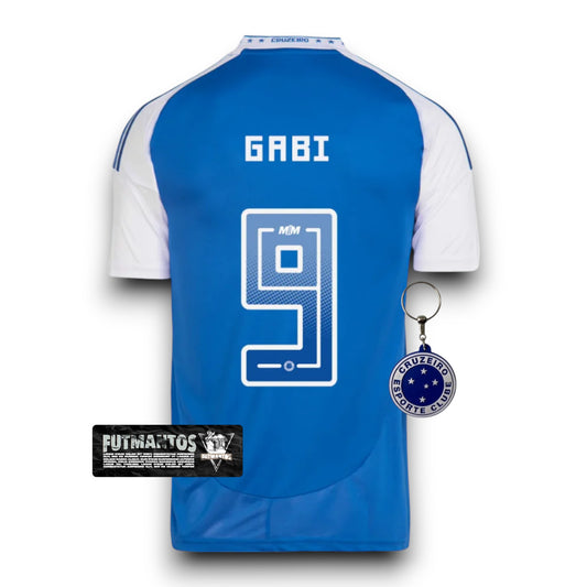 Camisa Cruzeiro I 25/26 Gabi #9 | FutMantos
