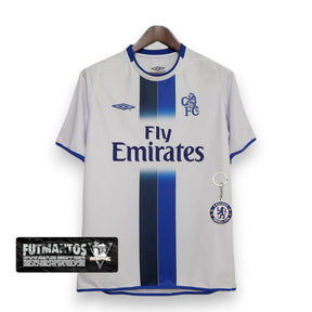 Camisa Chelsea Retrô 2003/2005 Azul e Branca - Umbro | Futmantos