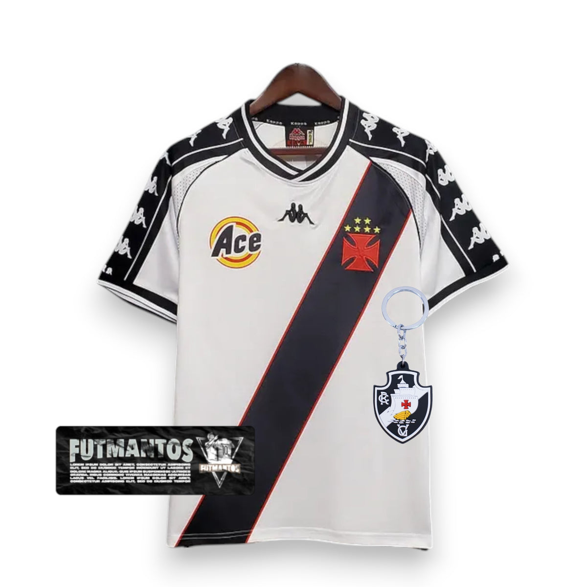 Camisa Vasco Retrô 2000 Branca - Kappa | Futmantos
