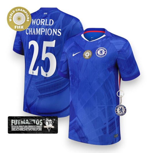 Camisa Chelsea l 25/26 Campeão Super Mundial | Futmantos