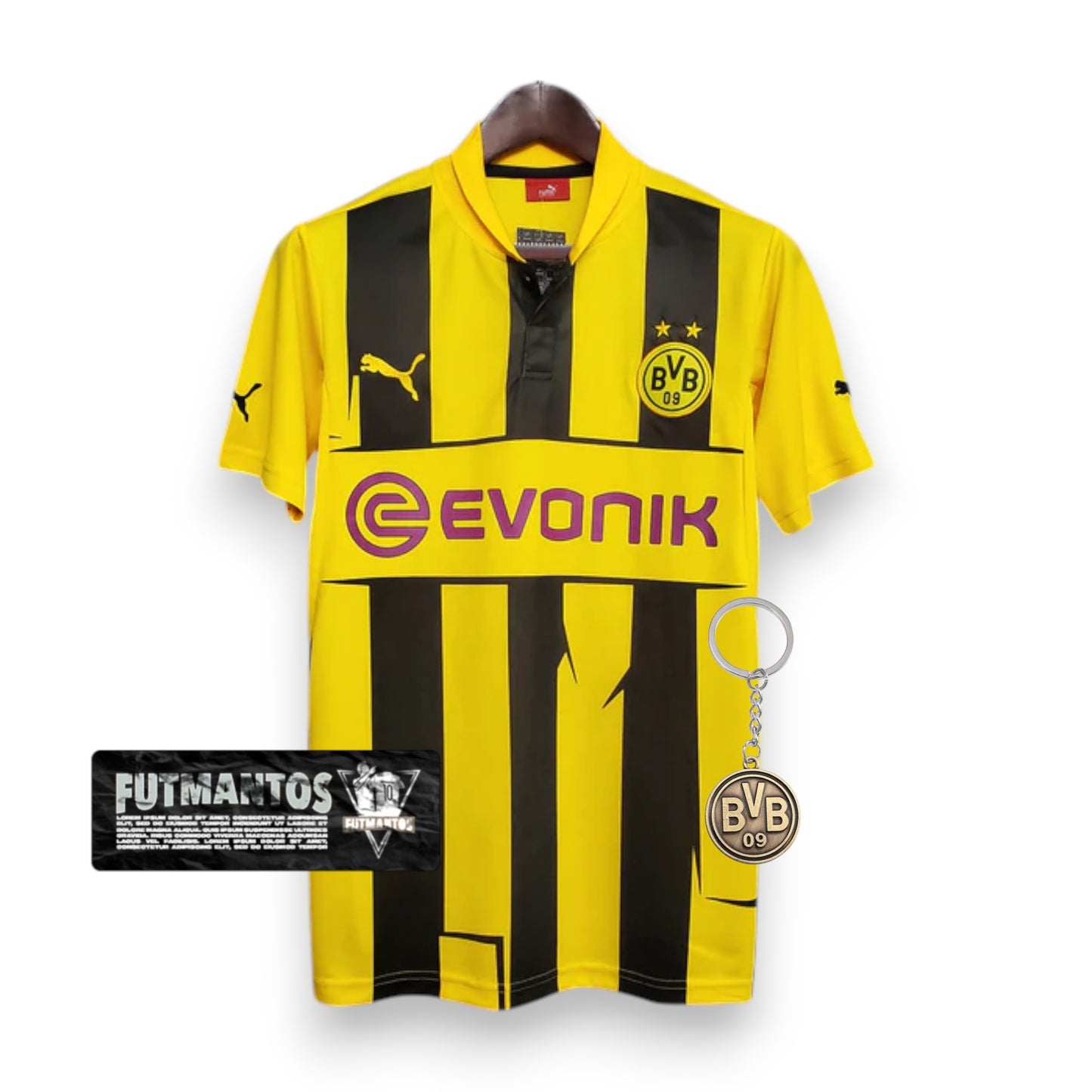 Camisa Borussia Dortmund 12/13 I Home - Versão Retrô | Futmantos