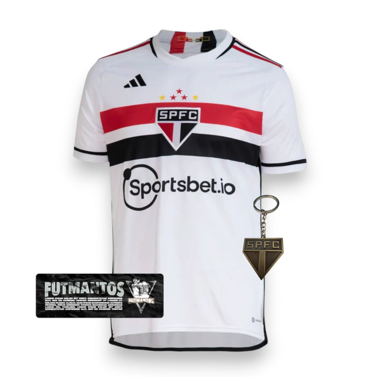 Camisa São Paulo I 23/24 Adidas - Branco | Futmantos