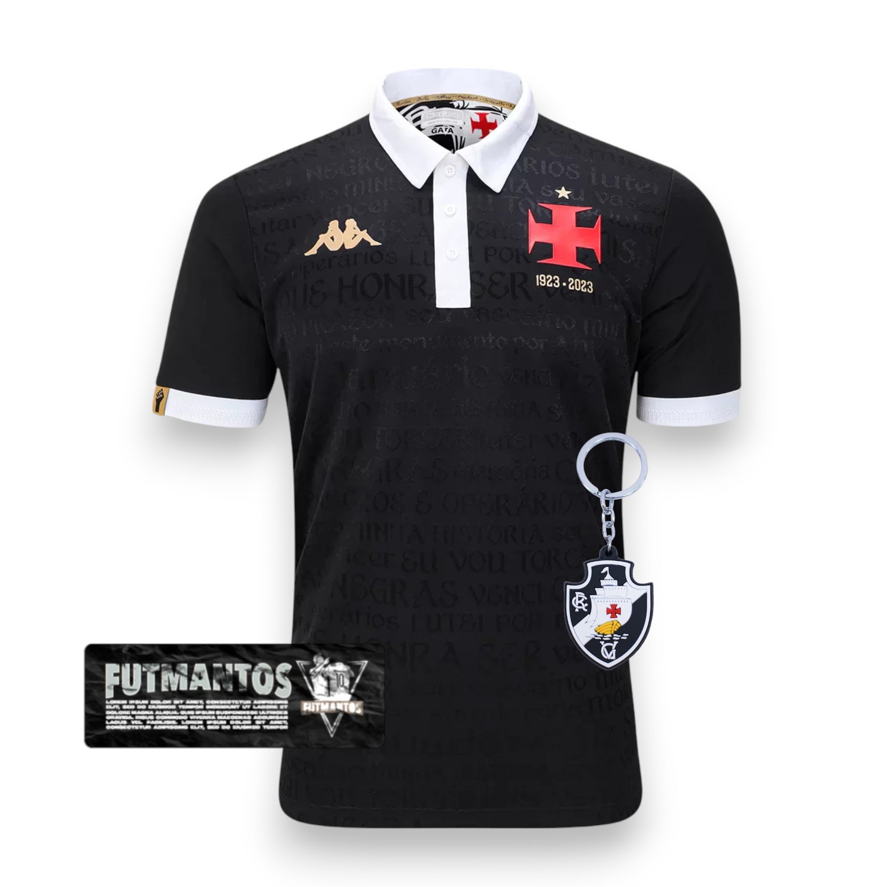 Camisa Vasco III 23/24 Kappa - Preto | Futmantos