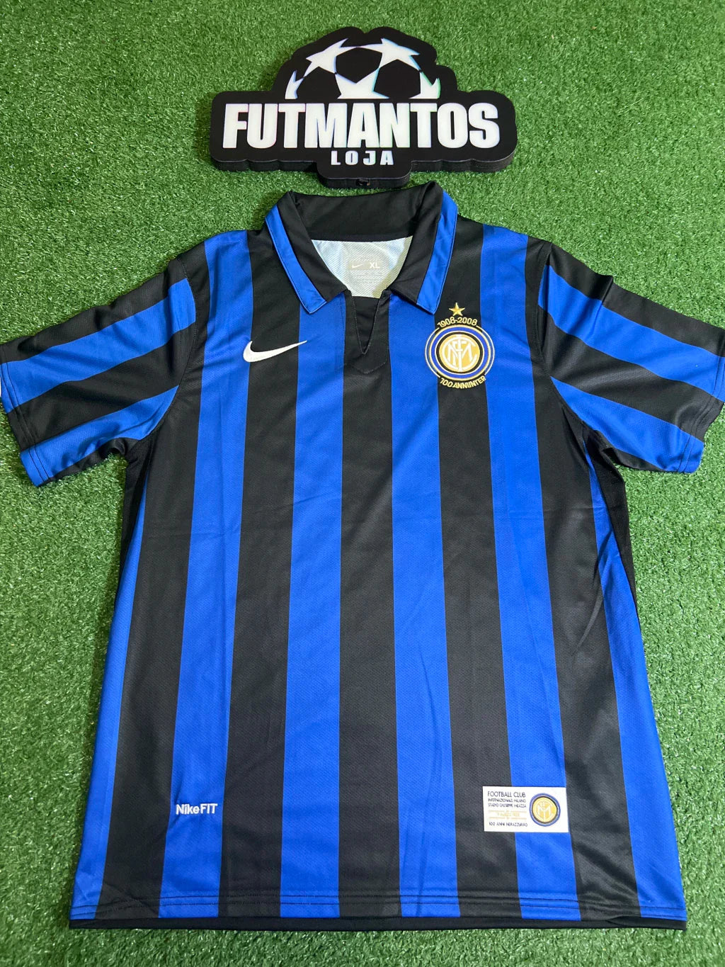 Camisa Inter de Milão 07/08- Edição Centenário | FutMantos