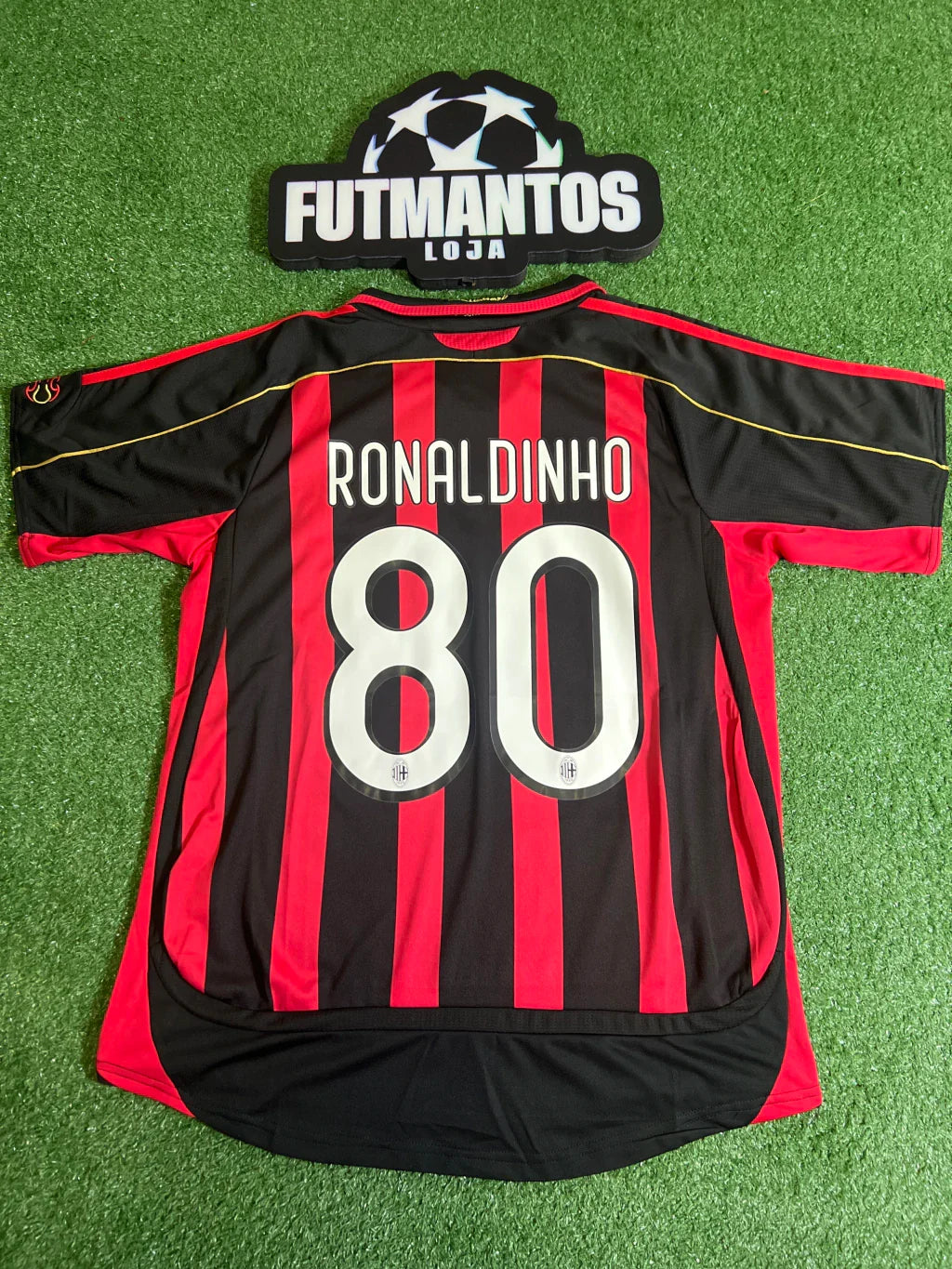 Camisa AC Milan 2006/07 - #80 RONALDINHO | FutMantos