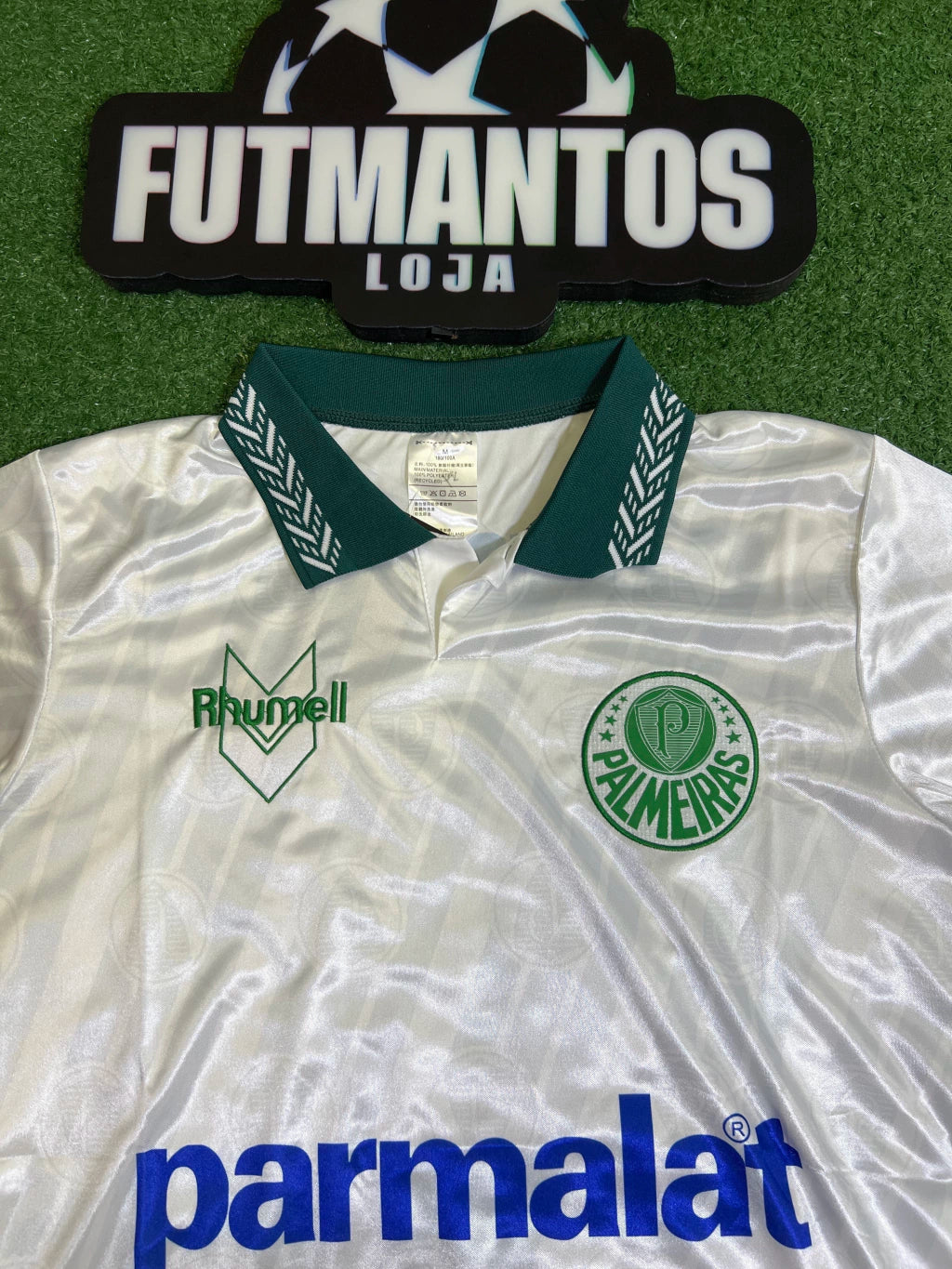 Camisa Palmeiras Branca Retro Parmalat 1995 |FutMantos