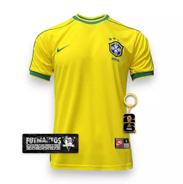 Camisa Brasil 1998-Retro | FutMantos