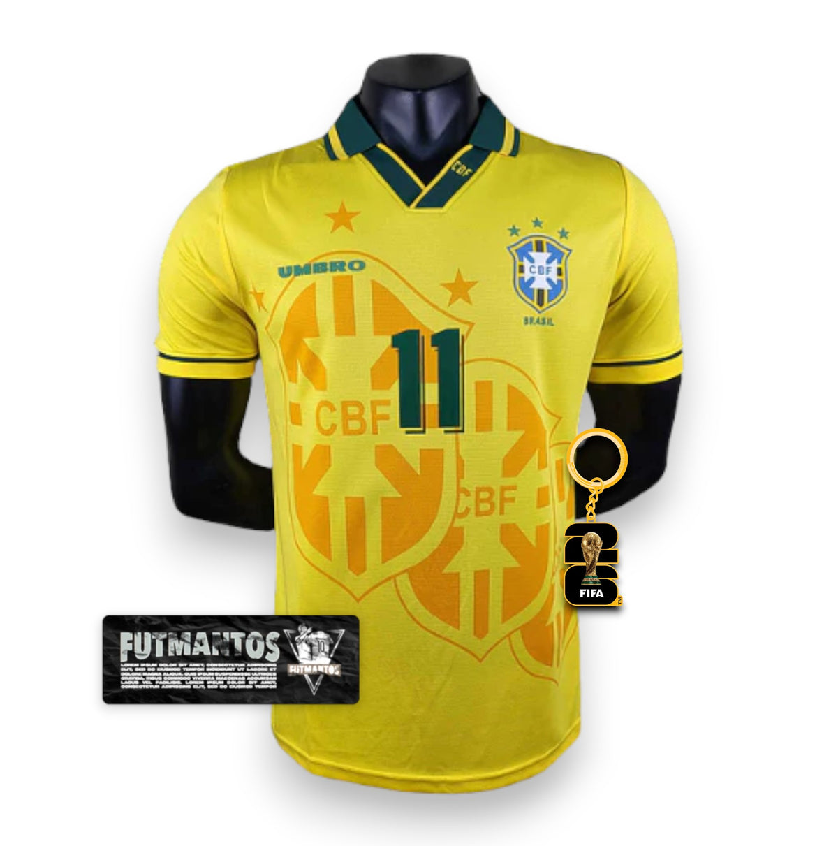 Camisa Seleção Brasileira 1993/1994 - Romário 11 | Futmantos