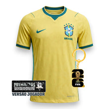 Camisa Brasil 2026 - Versão Jogador Amarela | FutMantos