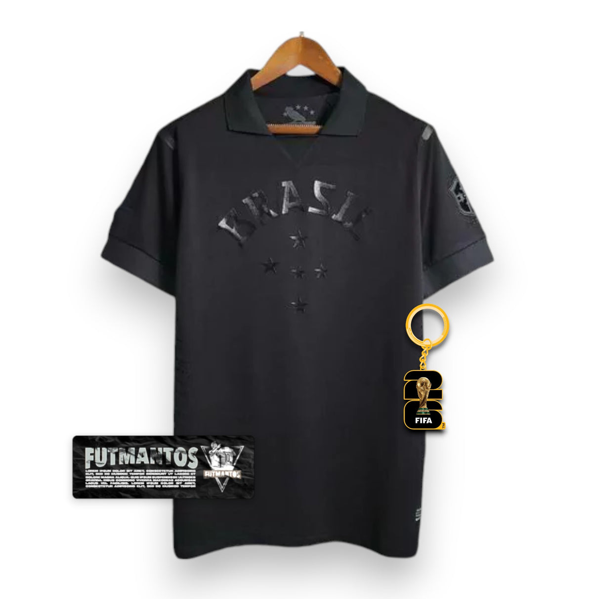 Camisa Brasil 13/14 Preto - Versão Retrô