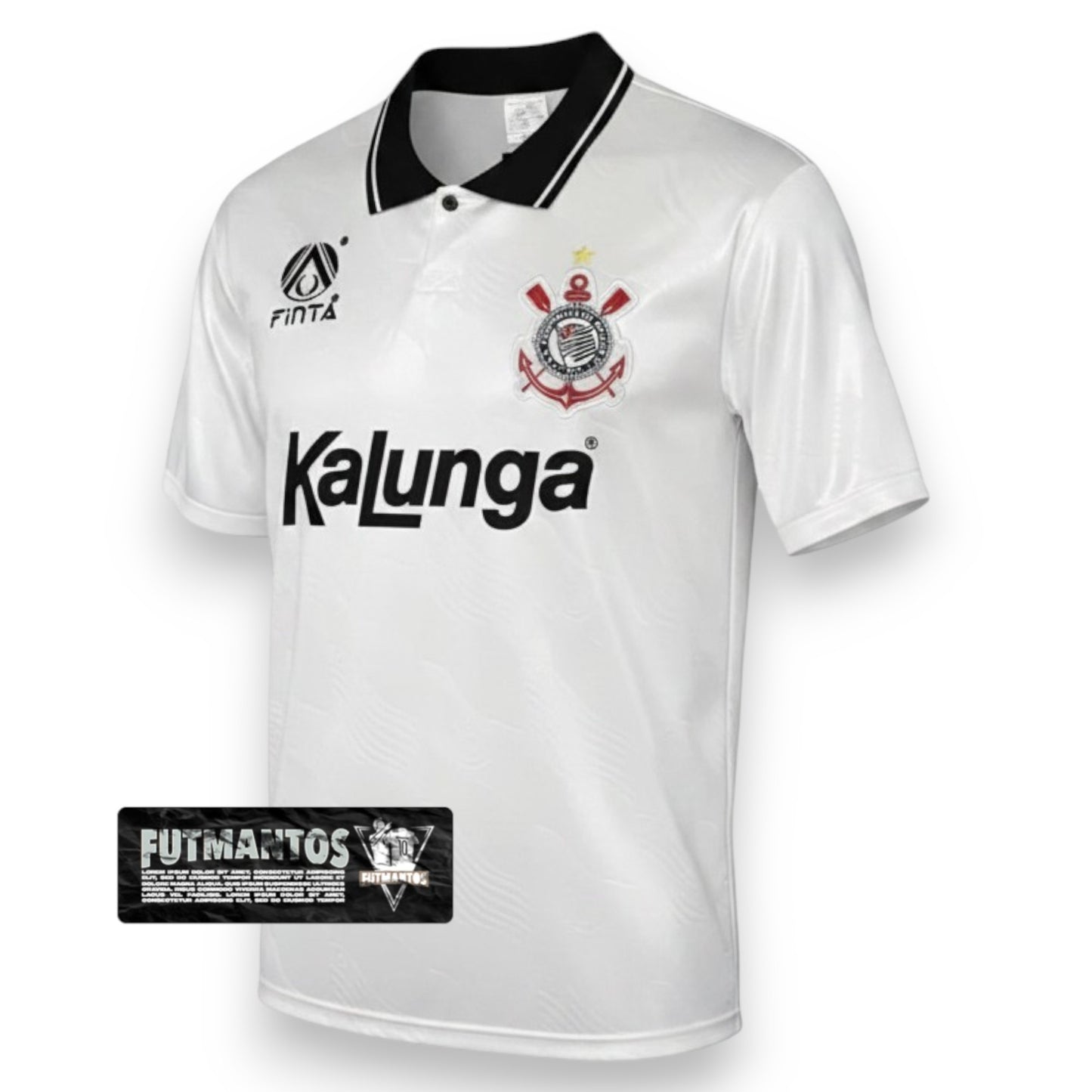 Camisa Retrô Corinthians 1992 Finta - Kalunga | FutMantos