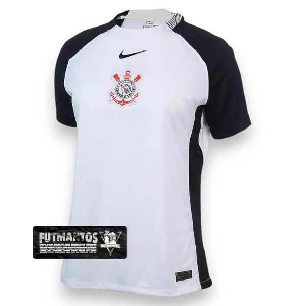 Camisa Corinthians Titular 25/26 - Feminina | FutMantos