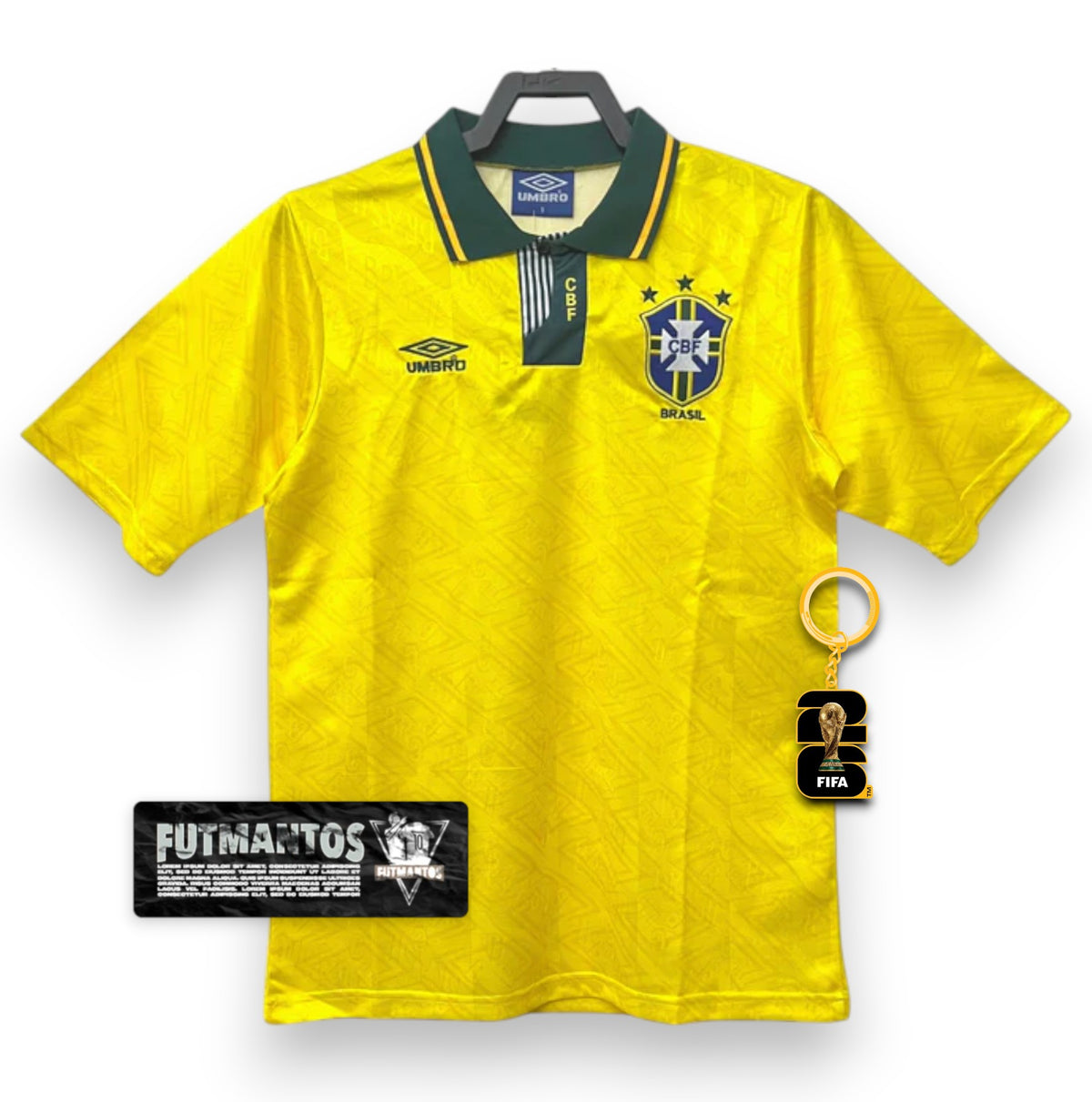 Camisa Brasil 91/93 I Home - Versão Retrô