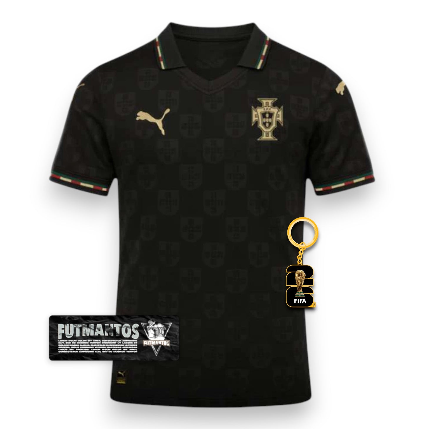Camisa Portugal 2026 Pantera Negra | Futmantos