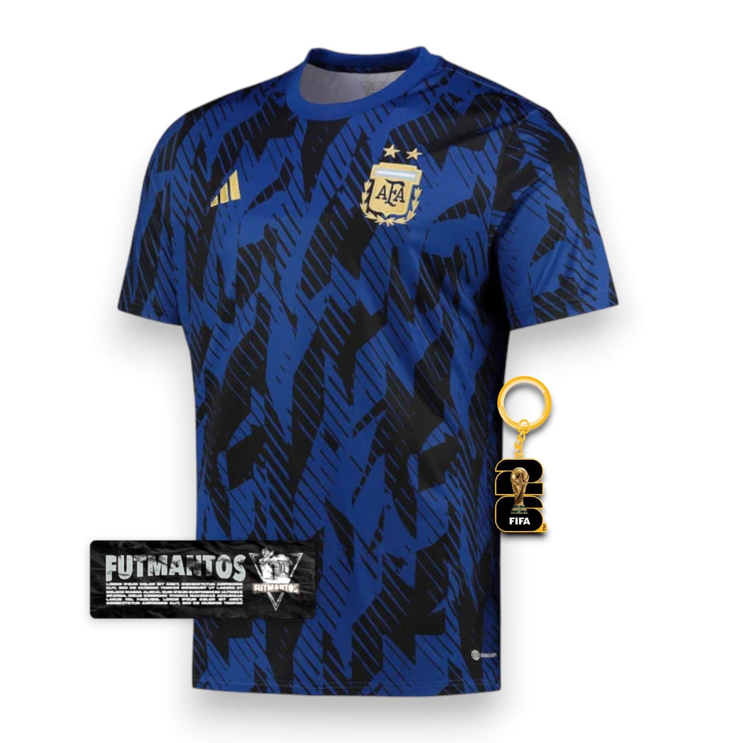 Camisa Seleção Argentina II 22 - Azul Escuro