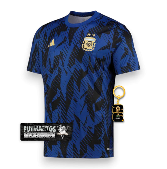 Camisa Seleção Argentina II 22 - Azul Escuro