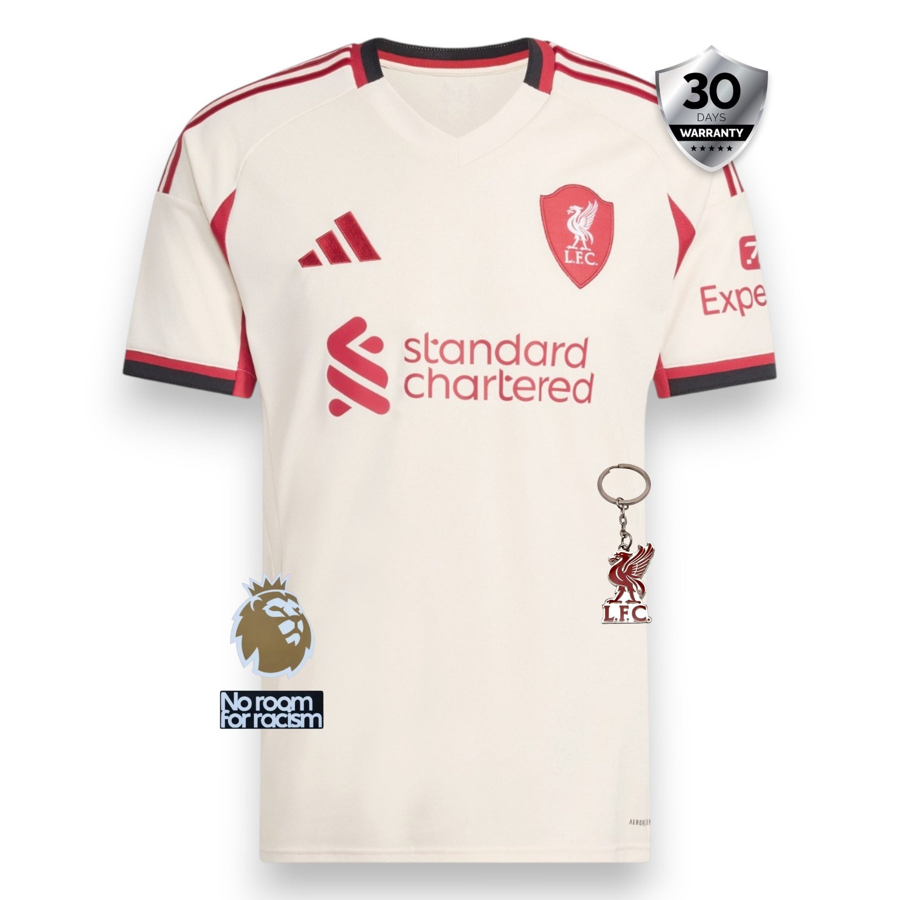 Camisa Liverpool II 25/26 - Branca | Futmantos