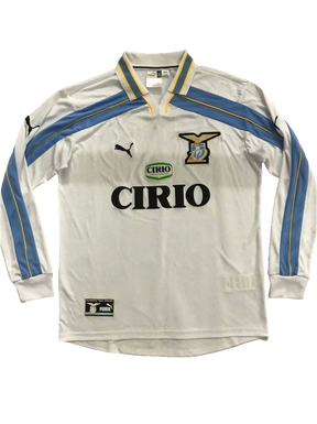 Camisa Lazio 00/01 II Away Manga Longa - Versão Retrô