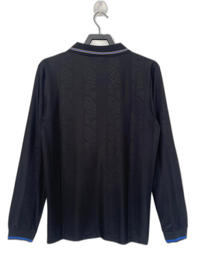 Camisa Manchester United 93/94 Preto - Versão Retrô Manga Longa