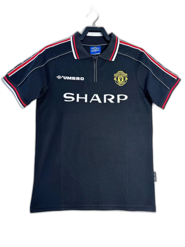 Camisa Manchester United 98/99 Preto - Versão Retrô