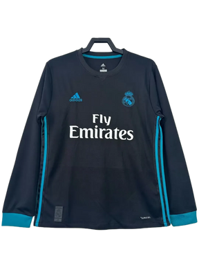 Camisa Real Madrid 17/18 II Away - Versão Retrô Manga Longa