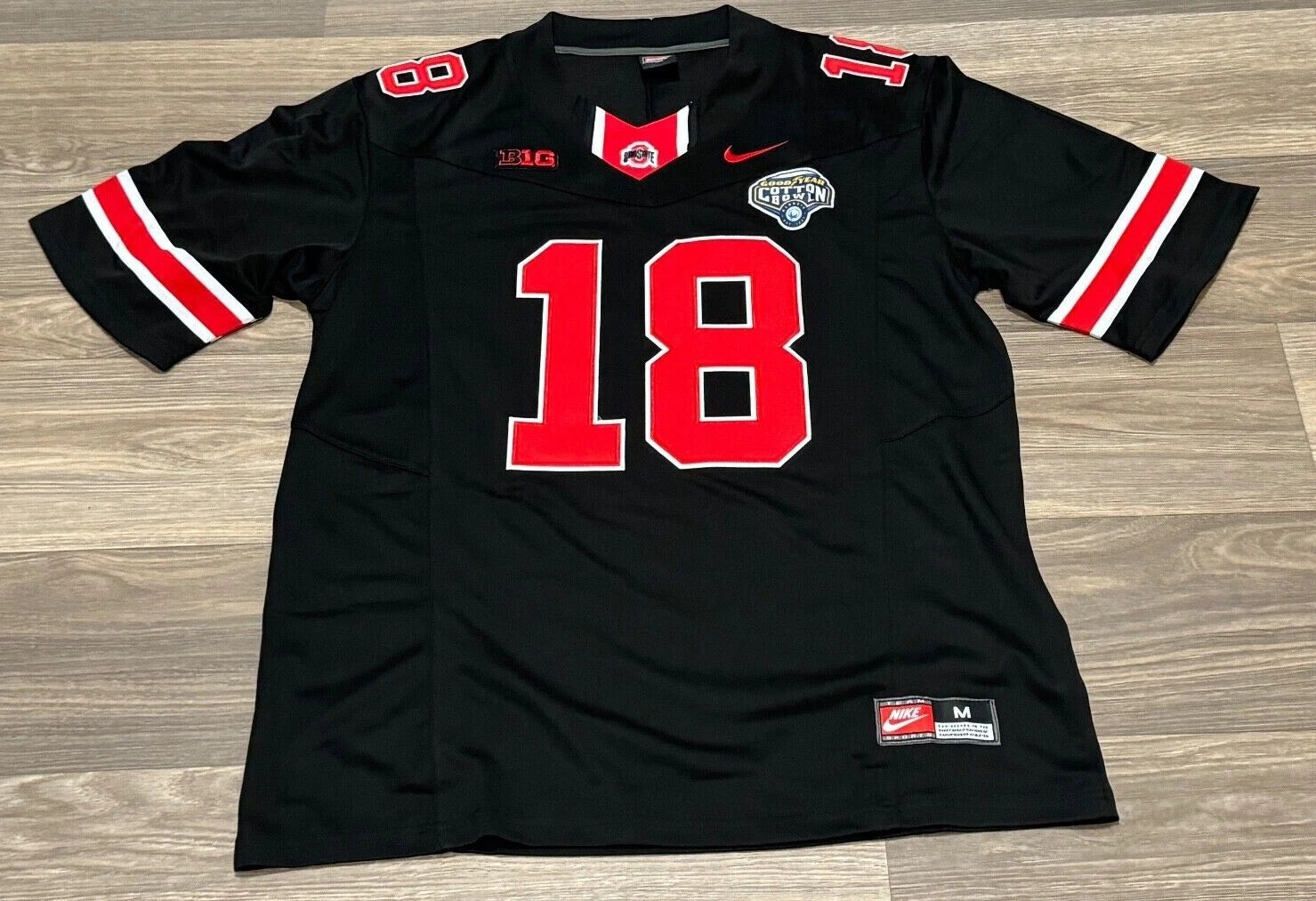 Camisa NFL Ohio Marvin Harrison Jr # 18 Ohio State OSU