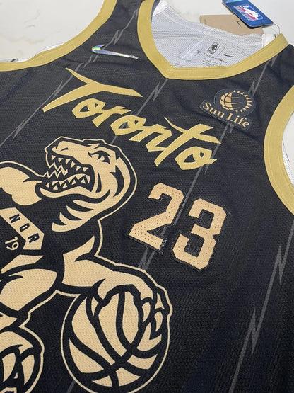 Vanvleet #23 - City Edition Toronto Raptors Authentic Fred NBA