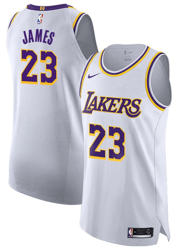 JAMES #23 - Los Angeles Lakers Branca NBA