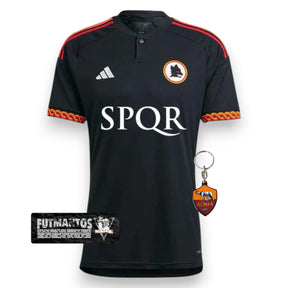 Camisa Roma I 23/24 Adidas - Preto | Futmantos