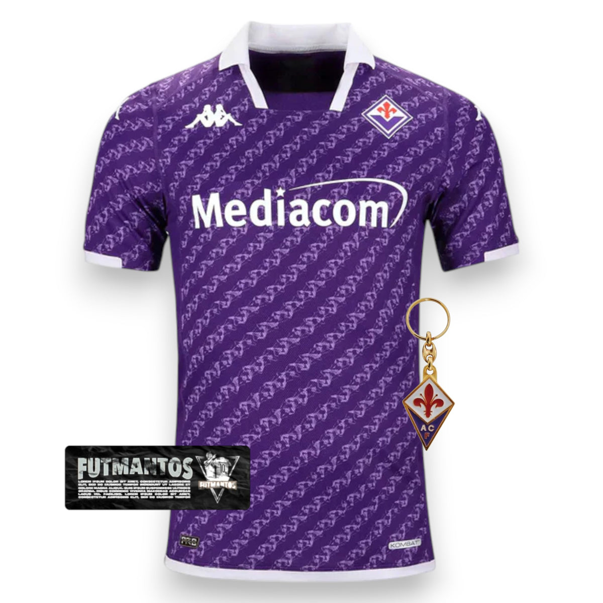 Camisa Fiorentina I 23/24 Kappa - Roxo | Futmantos