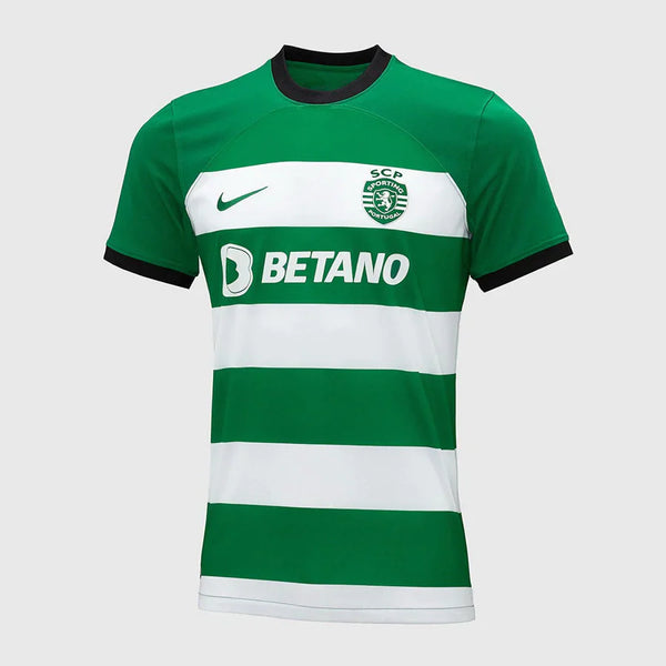Camisa Sporting I 23/24 - Verde e Branco | Futmantos