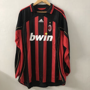 Camisa Retrô Milan 2006/2007 - Kaká #22 Manga Longa | Futmantos