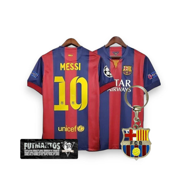 Camisa Barcelona I 14/15 - Retrô - Messi #10 | FutMantos